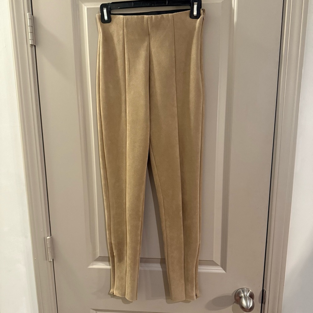Zara Elegant Tan Women's Trousers